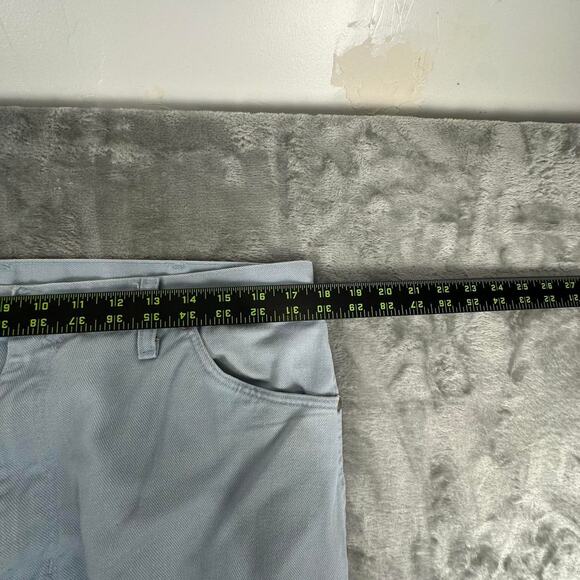 Vintage 90’s Wrangler Light Wash Blue Denim Jeans Style 013TLBL Size 38x32 - Picture 5 of 7